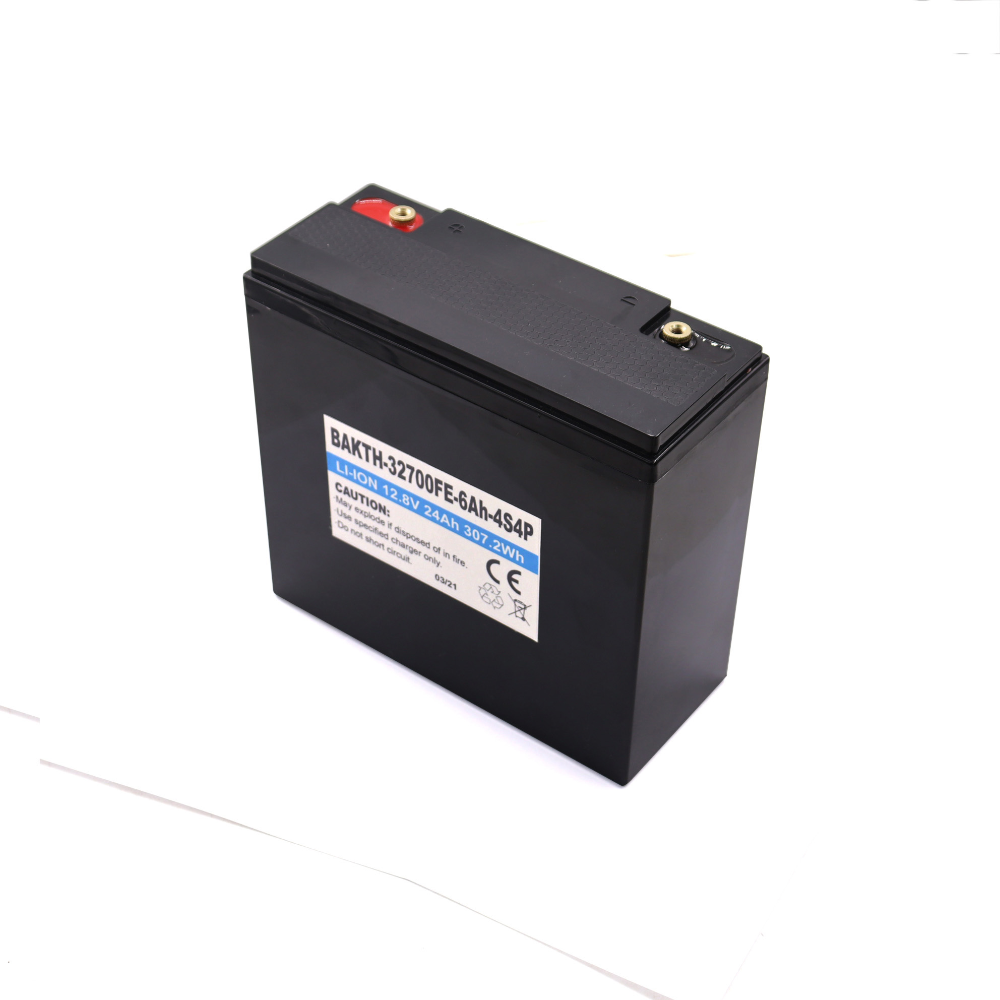Paquete de batería de litio 12.8V 24Ah 32700 Batería Lifepo4